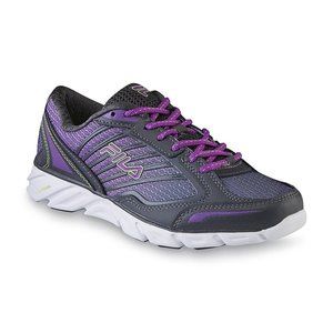 Fila Fresh 3 Women's Gray/Purple Athletic Shoe.